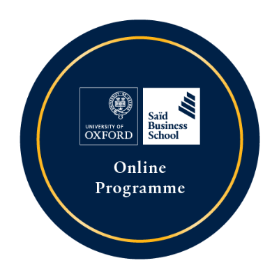 University of Oxford Saïd Business School Online Programme badge